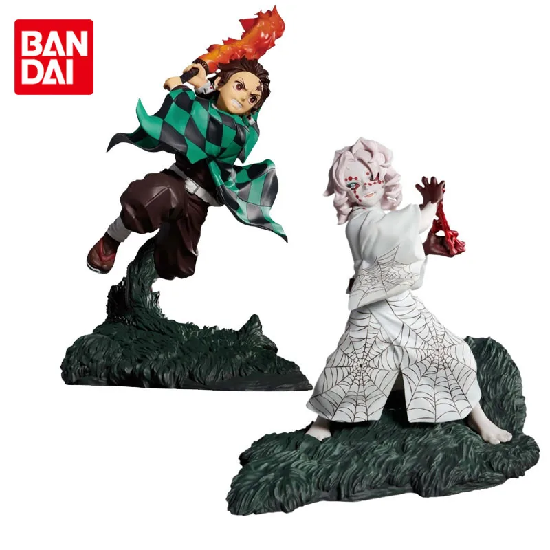 

Фигурки героев аниме Bandai, оригинальные Аниме Игрушки для мальчиков и девочек, рассекающий демонов, камадо, танджиро, двенадцать кизуки, подарок для детей