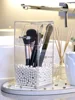 Transparent Acrylic Makeup Brush Holder Makeup Organizer Cosmetic Holder Pencil Lipstick Desk Container Table Makeup Storage Box 4