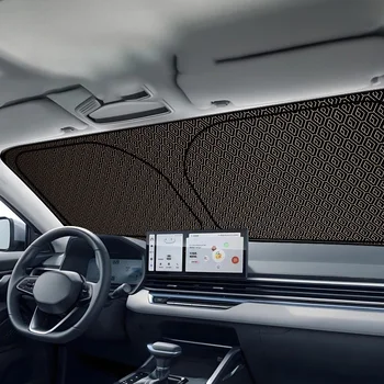 زجاج سيارة الشمس الظل نافذة أمامية ظلة الزجاج الأمامي غطاء للحماية من الشمس UVR-Blocker التبريد الحرارة درع الستائر - Image 5