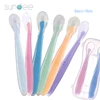 10 Pcs Baby Feeding Spoon Soft Silicone Spoons Training Spoon for Child kids Infants Temperature Sensing Feeding Feeder Flatware 1