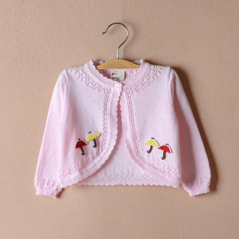 Newborn Baby Girl Jacket Coat Baby Cute Umbrella Toddler Sweet Cotton Cardigan Coat 3 12 24 36 Month Infant Clothes 205034