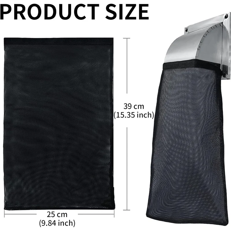 6Pack Dryer Vent Lint Bags Lint Traps Dust Bag For Outdoor Dryer Vents Capturing And Dust Easy To Use
