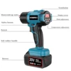 Cordless Electric Heat Gun 50-550℃  Adjustable temperature Heating Equipment Hot Air Machine Compatible for Makita 18Vbattery 6