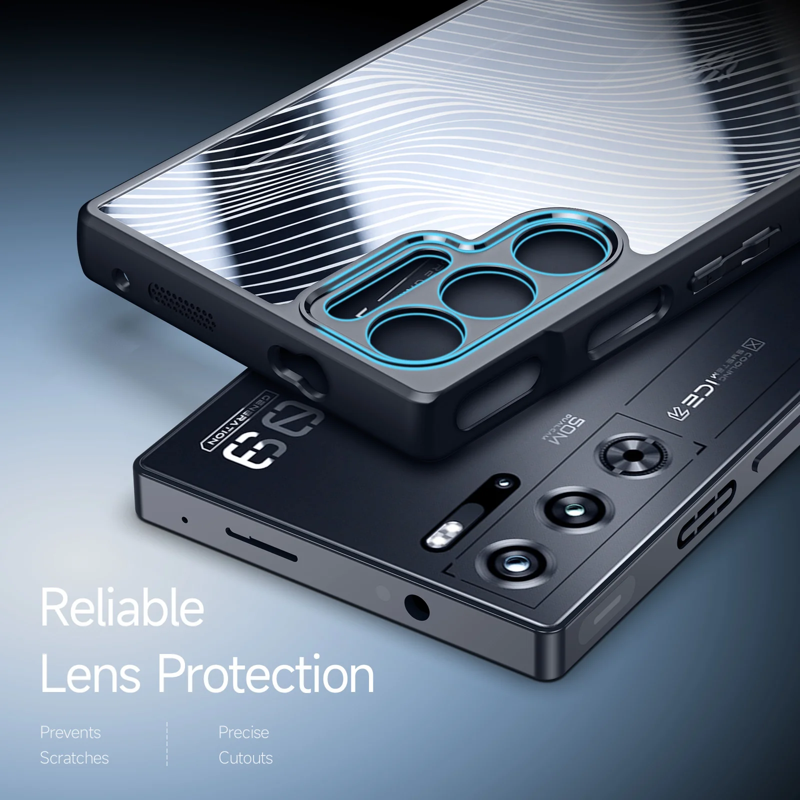 دوكس الغطاء الخلفي ZTE النوبة الحمراء ريد ماجيك ،...