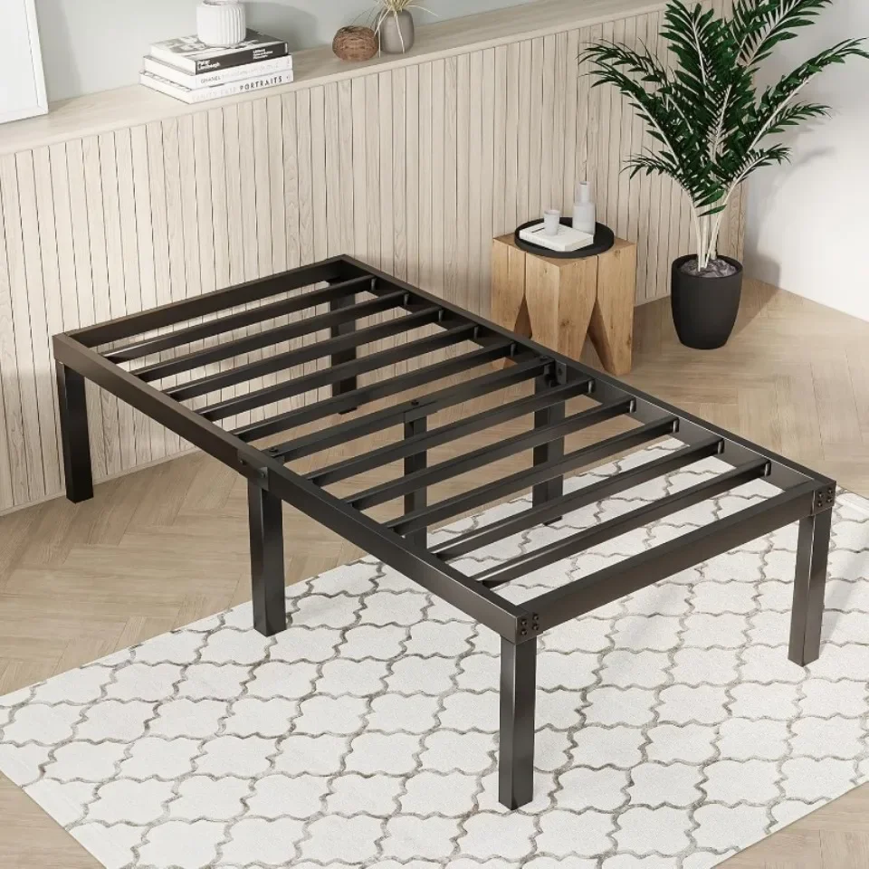 Description Picture 6 of itemFoldable Steel Beds Simple Household Iron Bed Bedroom Portable Assemble Irons Frame Anticorrosion Folding Sturdy Metal Bedframe