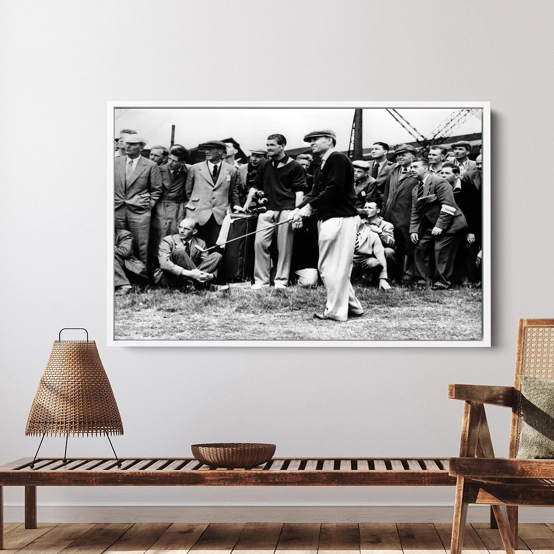 

Ben Hogan Famous Golf Shot Star Poster Canvas Art Print Home Decoration Wall Painting ( No Frame )