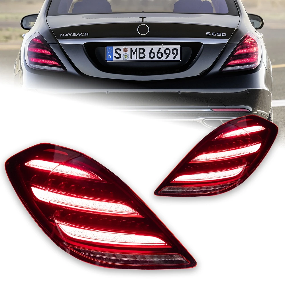 AKD Car Styling Tail Lamp for BENZ W222 Rear lights 2014-2019 S350 S400 ...