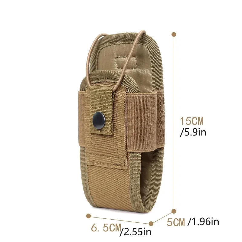 Outdoor Walkie-Talkie Cover MOLLE Accessory Bag Multi-function Mobile Phone Bag Fanny Pack 1PC