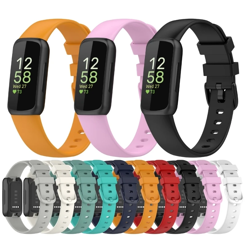 

Мягкий силиконовый ремешок для часов fitbit inspire 3 inspire 3, ремешок для умных часов, сменный ремешок для наручных часов, аксессуары для ремонта