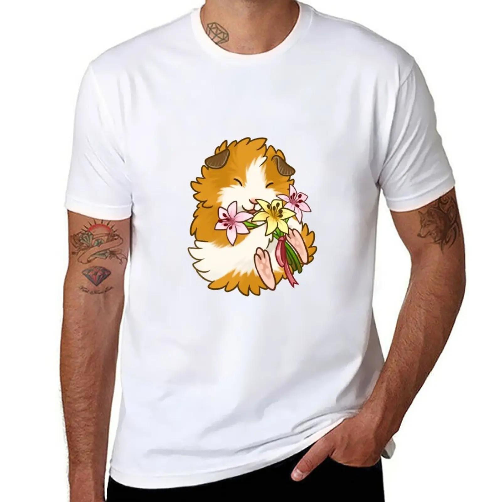 

New Lilies T-Shirt plus size tops T-shirt for a boy customized t shirts mens clothes