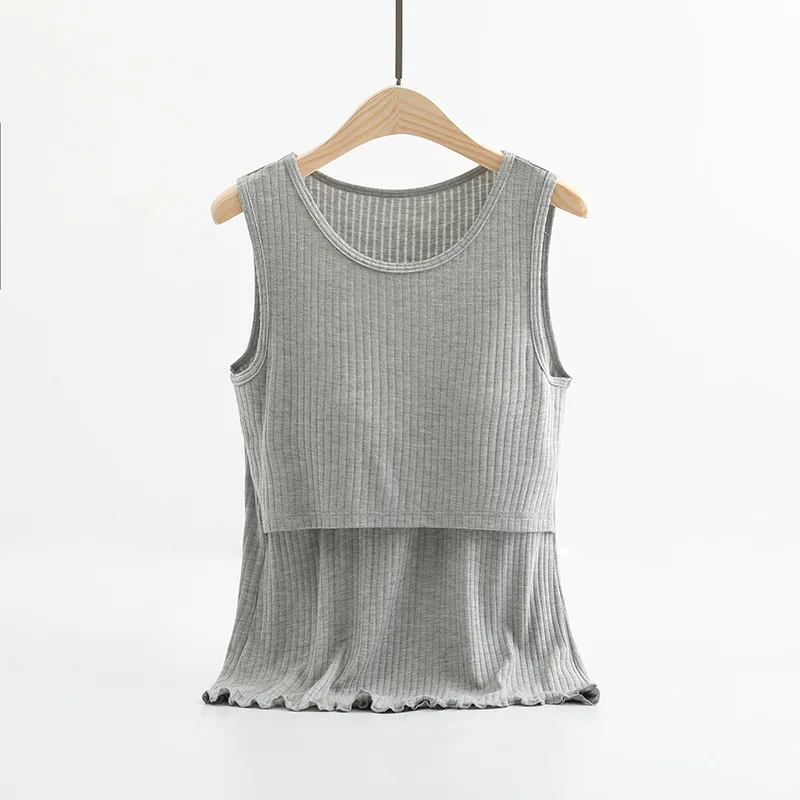 Summer Breastfeeding Sling Vest Pregnant Women Removable Bra Nursing Camisole Top Maternity Clothes Pregnancy Tank Top