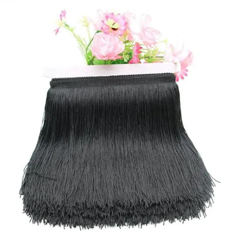 10/15/20/30cm Spitzenborte mit Quasten DIY Lateinamerikanisches Kleid Bühnenkleidung Zubehör Dekorative Quasten für Vorhänge Spitze – Detail 8