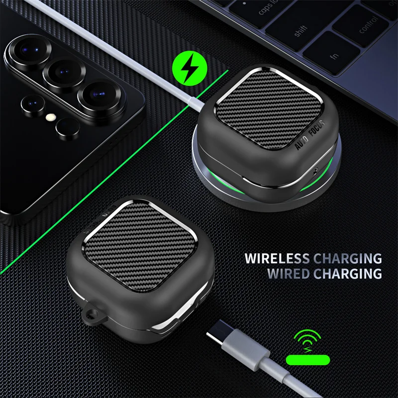 Custodia Protettiva per Samsung Galaxy Buds 4 Pro, Cover Antiurto per Auricolari, Accessori, Borsa Portachiavi, Coque Capa Funda - Image 4