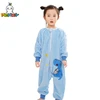 MICHLEY Blue Dinosaur Flannel Baby Kid Sleeping Bag Winter Sleepwear Cute Cartoon Bodysuit Sleepsack Pajamas With Feet Boys Girl 1