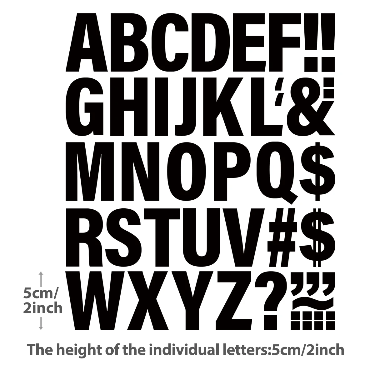 Schwarz-weiße Buchstaben-Patches für Kleidung, A-Z, Alphabet, neue waschbare Wärmeübertragung, DIY-Kleidungszubehör, zum Aufbügeln – Detail 2