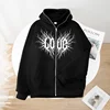 Zipper Hoodie with Design Sense, Small and Popular Spicy Girl Open Coat, Street Trendy Casual Coat, 2024 1