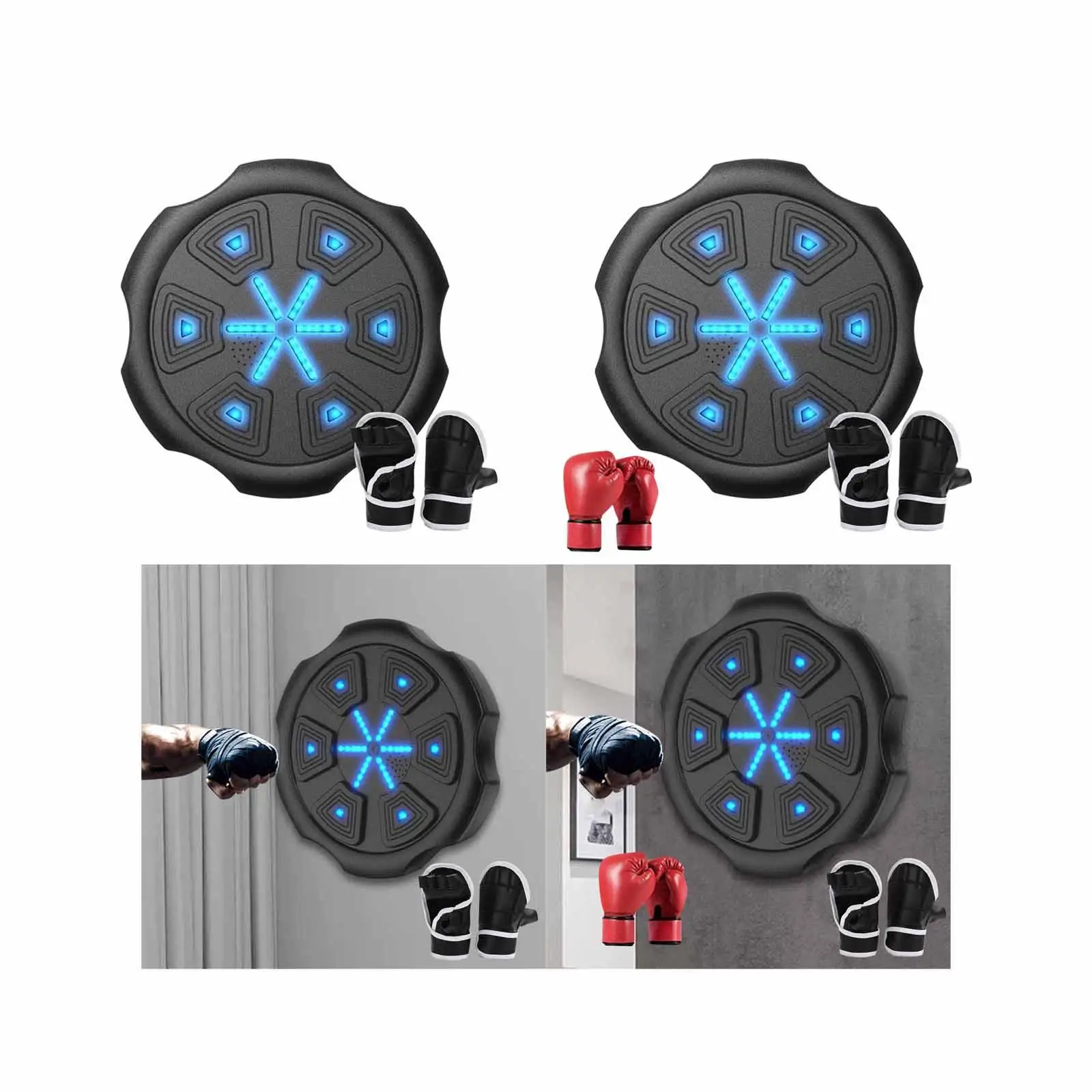 Electronic Boxing Machine Wall Mounted Reaction Training Target Punching Pad