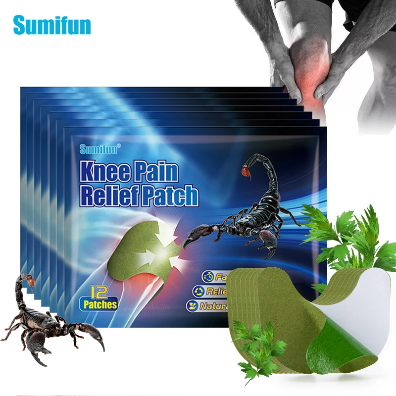 

12/24/36Pcs Sumifun Scorpion Venom Knee Pain Relief Patch Wormwood Joint Muscle Ache Sticker Arthritis Massage Body Care Plaster