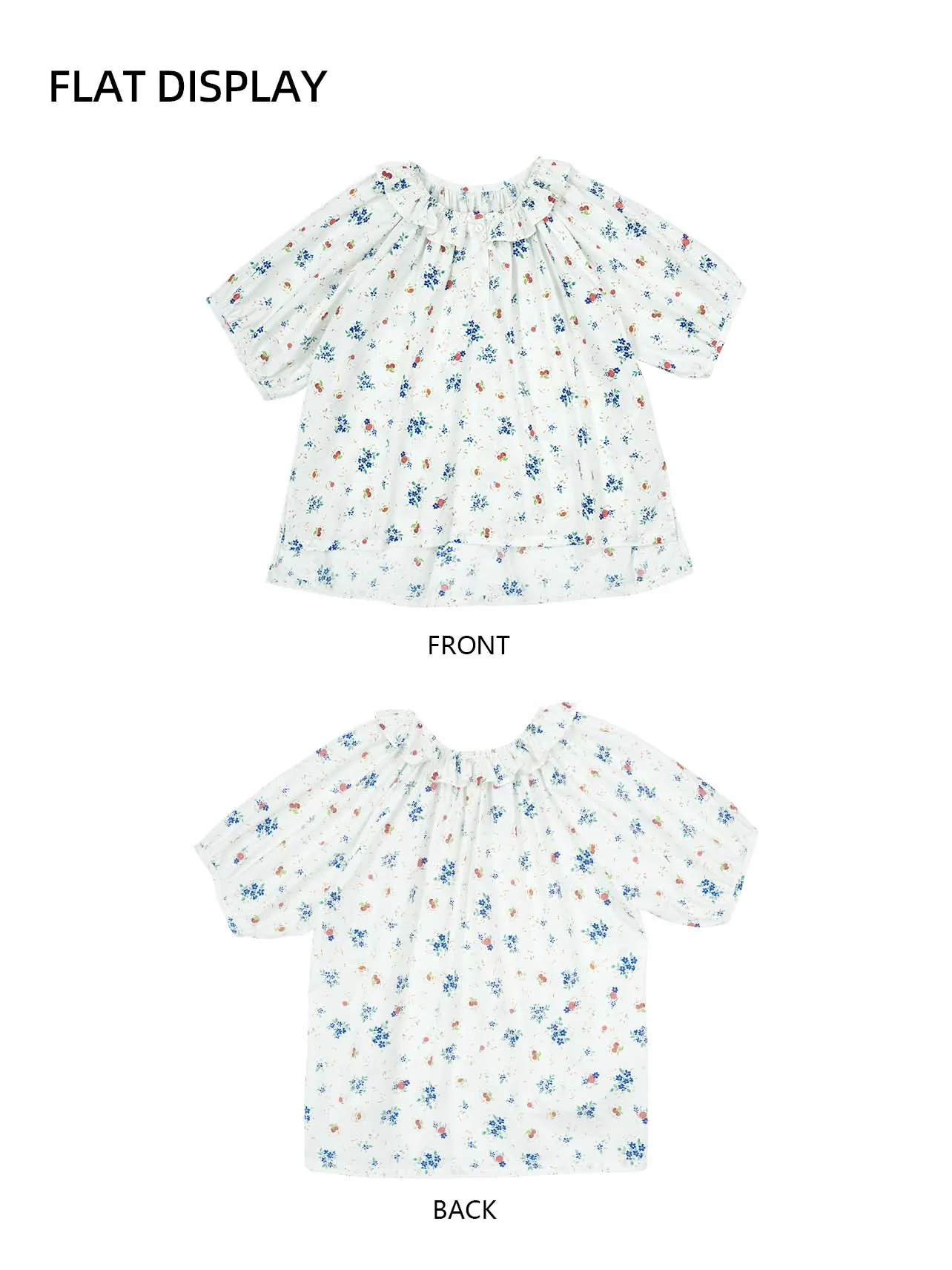 Witty Floral Doll Shirt By Blossom & Brains