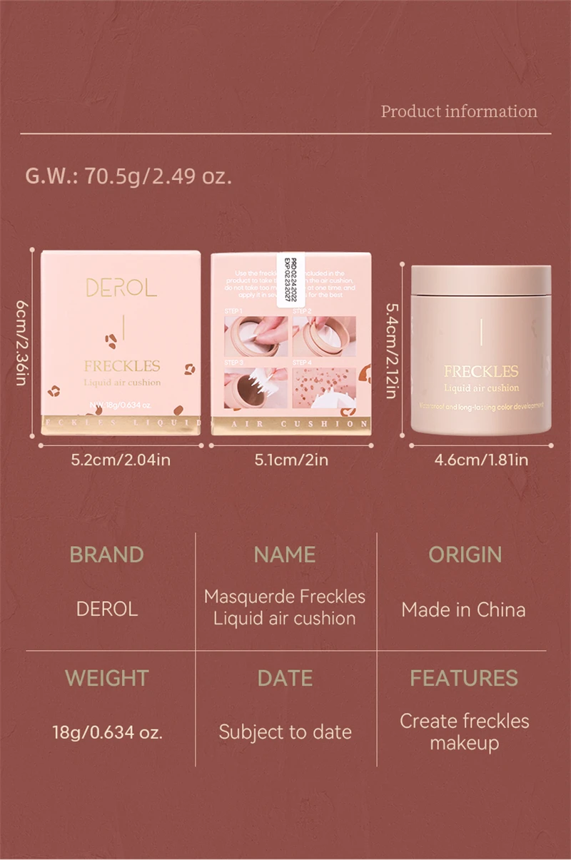 Derol Freckles Liquid Air Cushion