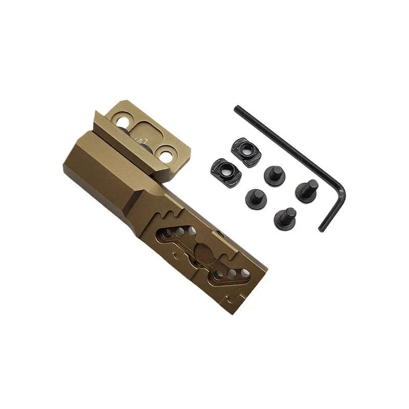 

Ударное оружие Thorntai для страйкбола M300 M600, Смещение 45 градусов, основание для фонарика Plhv2, Кронштейн подходит для рельсов 20 мм, аксессуары