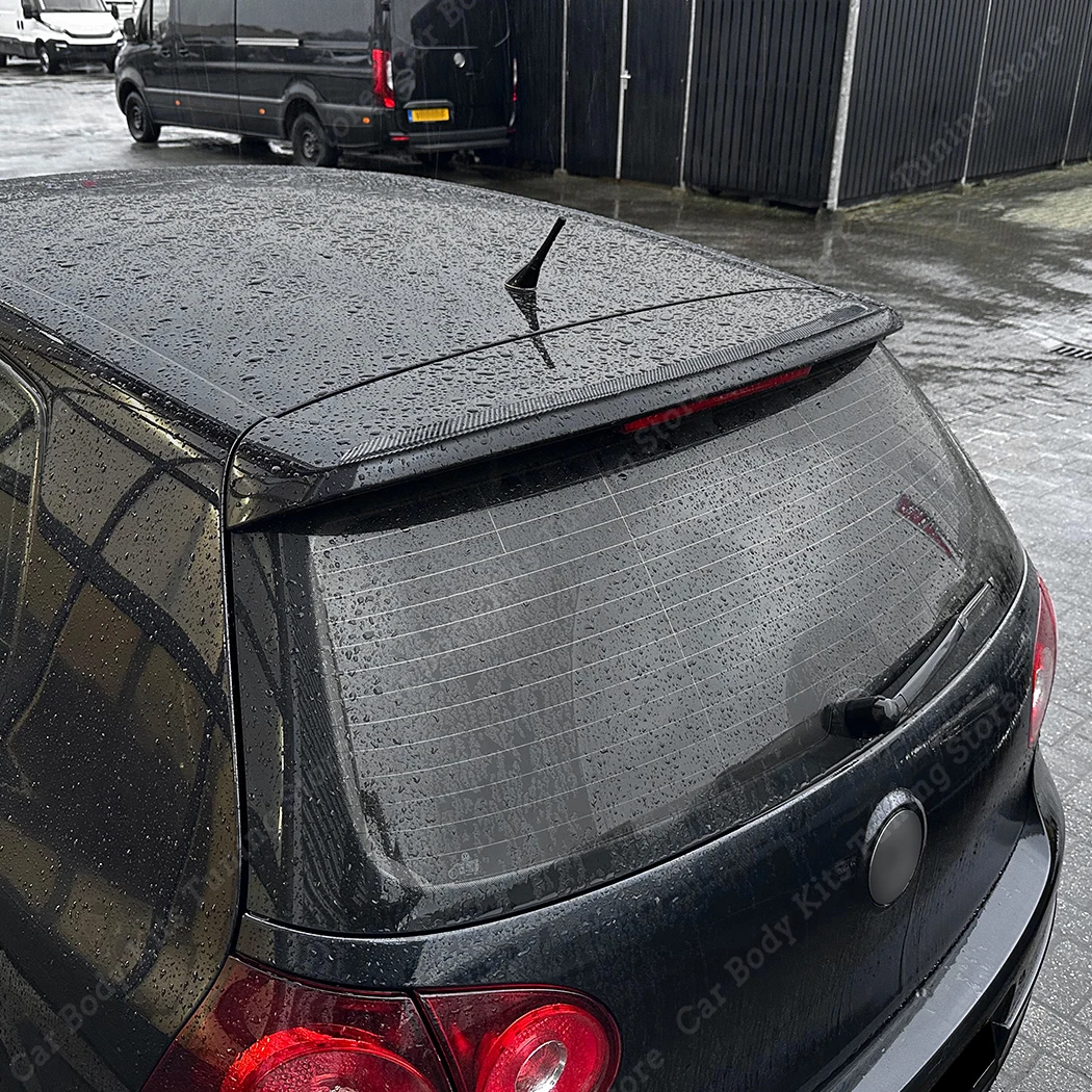 폭스 바겐 골프 5 MK5 GTI R32 2004-2009 용 전용 후면 지붕 스포일러 부츠 립 고품질 ABS 후면 상자 장식 날개