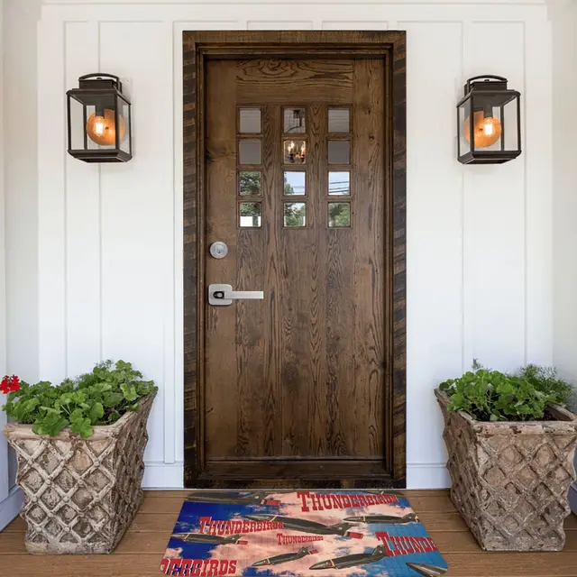 Nem Csúszás Nélküli Ajtó-Mormat Konyha Szőnyeg Thunderbirds 2, Folyosó Szőnyegbejárati Ajtó Otthoni Dekoráció - Image 6