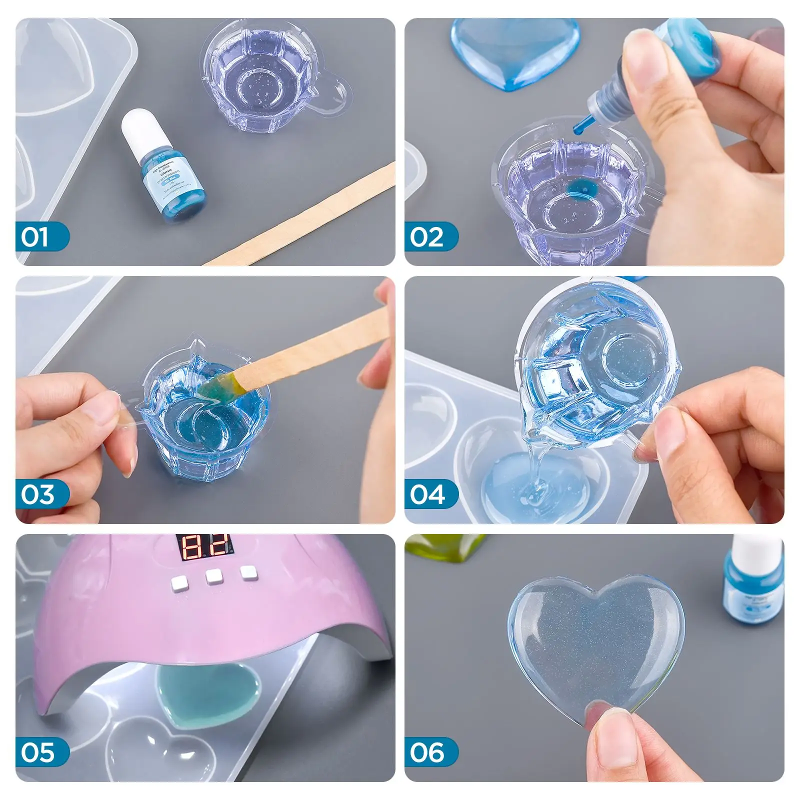 24Colors 5ml Epoxy Resin Pigment Transparent Epoxy Dye Liquid Colorant DIY UV Glue AB Resin Glue Coloring Jewelry Making Pigment
