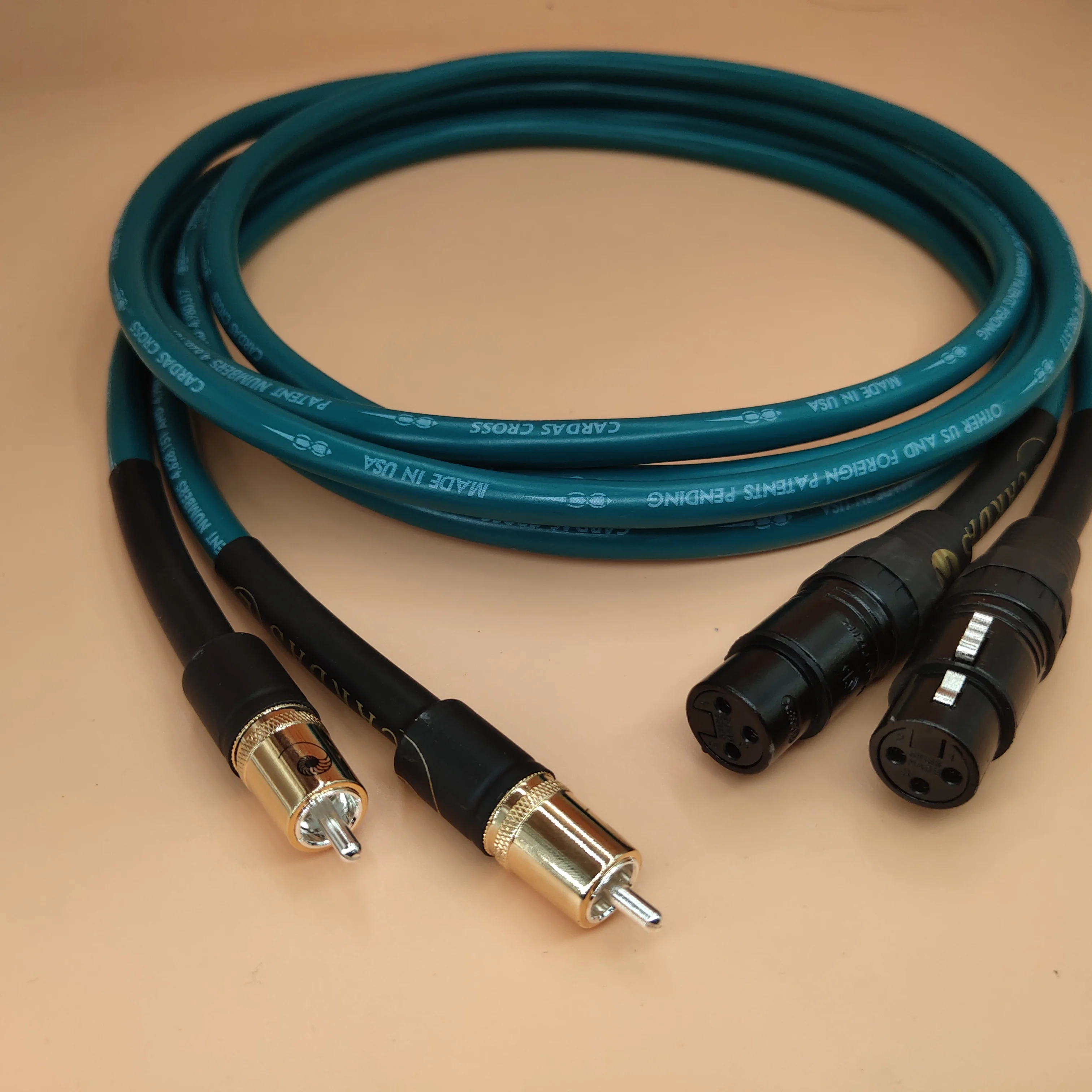 1  Cardas RCA-XLR 뷱 ÷ HiFi  ̺ OCC +   ũν  ȣ  ̺