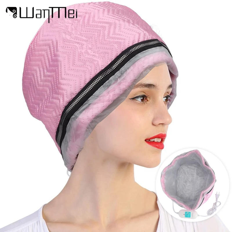 HairHeatedCapHairThermalTreatmentCapElectricHairSteamerCapNurseHairCapHousehold