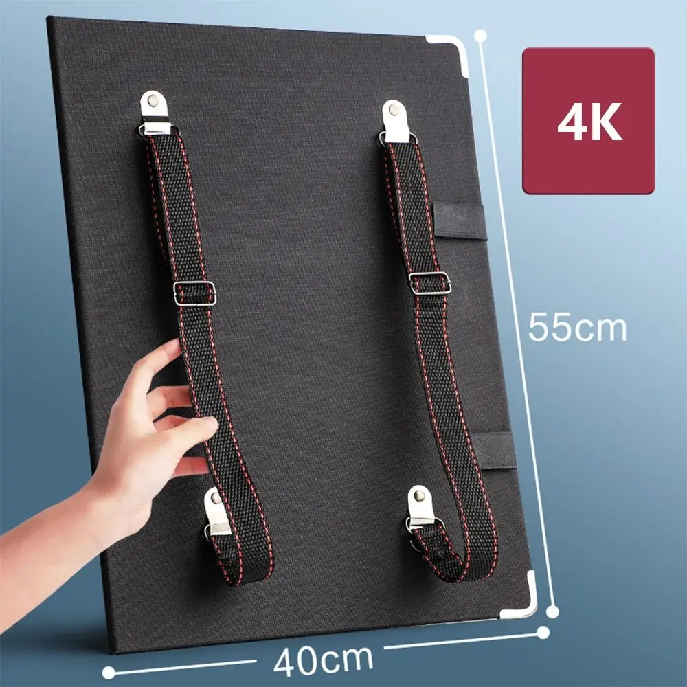 High Quality 4/6/8K Drawing Board Clip Art Students Special Portable Sketchpad Waterproof With Shoulder Strap Easel Clip