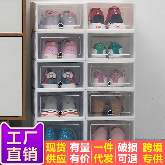 6 Piezas Caja De Zapatos Transparente Sneakers Organizador