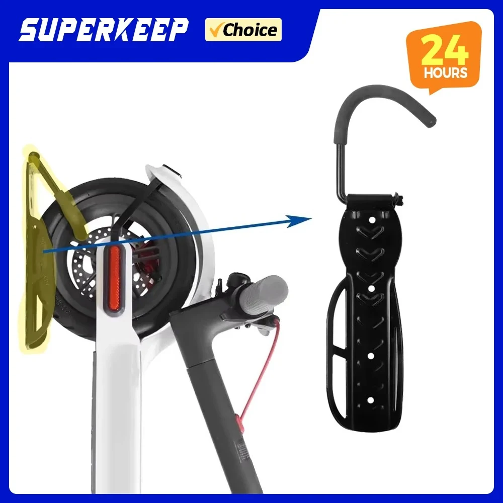 Wall Hanging Hook with Maximum Load of 50kg for Xiaomi Scooter M365/PRO for Ninebot ES1 ES2 Electric Scooter Easy to install Use
