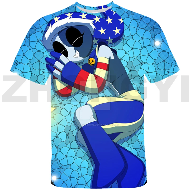 

Fnaf Sundrop Moondrop Tee Tops Hip Hop Streetwear Women Men Oversized Short Sleeves Summer Fashion T-shirt Children Anime Tshirt