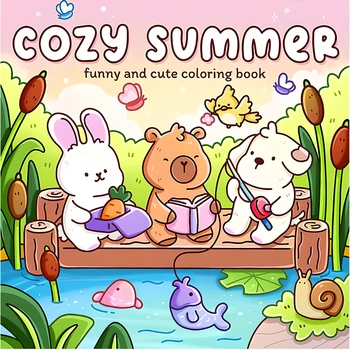 Cozy Summer Coloring Book 1