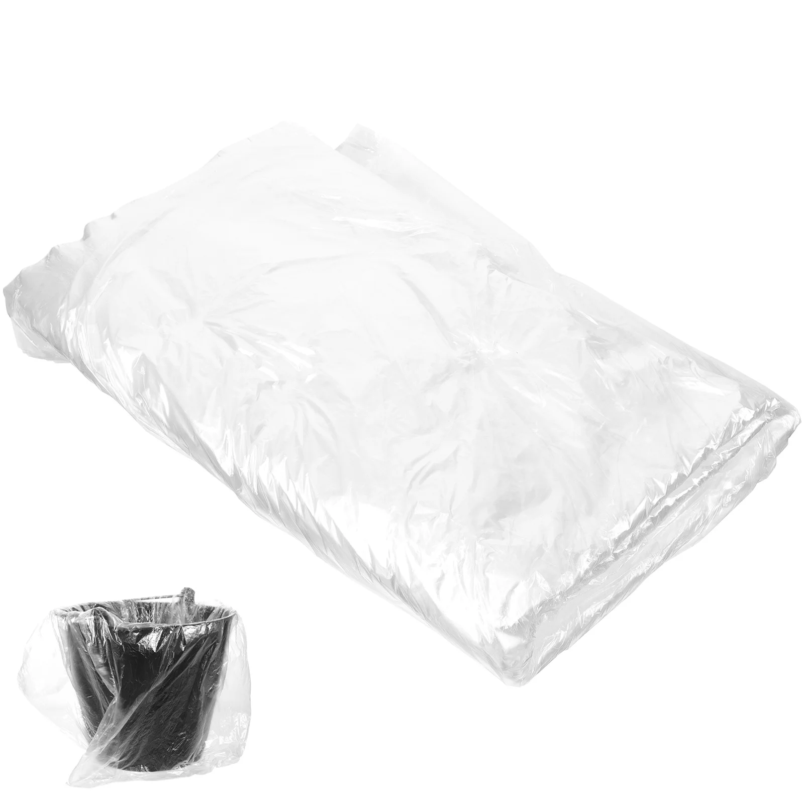 80pcs Disposable Foot Tub Liners Foot Bath Spa Plastic Bags Disposable Bathroom Organizer