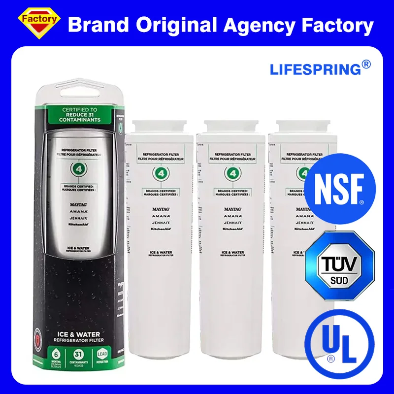 

NSF Certified Brand Genuine Whirlpool EDR4RXD1 Refrigerator Water Filter for 4396395 Maytag UKF8001 UKF8001AXX RFC0900A UKF8001P