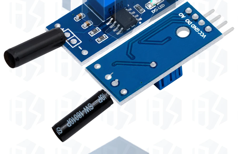 1 ~ 10PCS EGBO Normalerweise offenes Shock-Sensormodul für Arduino Vibrationssensormodul Alarmmodul – Detail 14