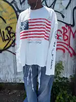 Nouveau sweat à capuche rue col rond à manches longues personnalisé lâche T-shirt lettre imprimé lâche et polyvalent brodé vêtements 3