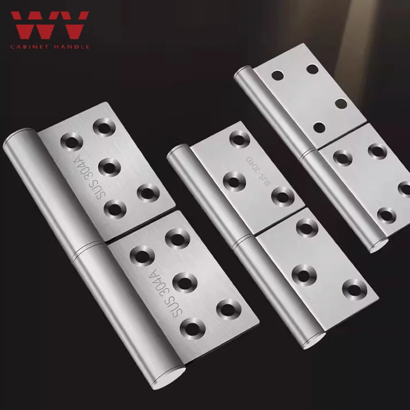 2PCS Heavy-Duty 360 Detachable Stainless Steel Swing Hinges