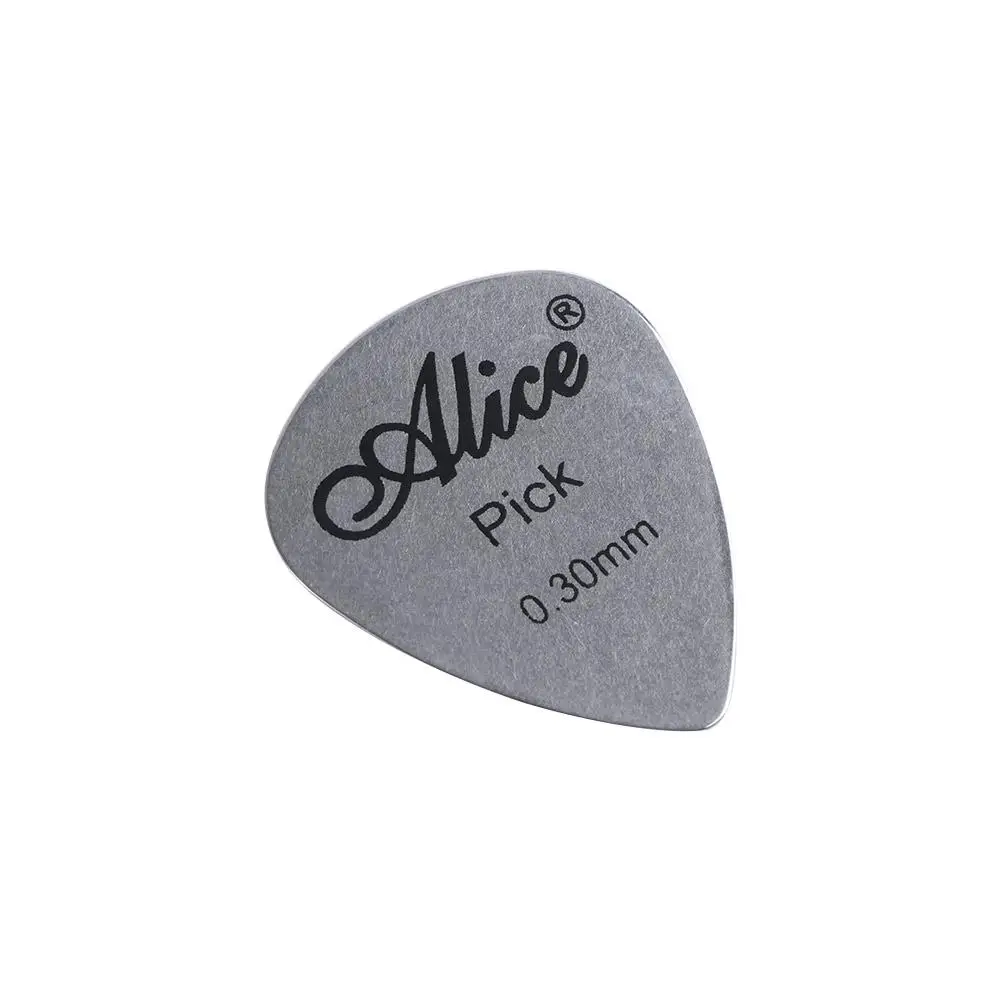 

10Pcs Silver Metal 0.3mm Ukelele Professional Bass Guitar Picks