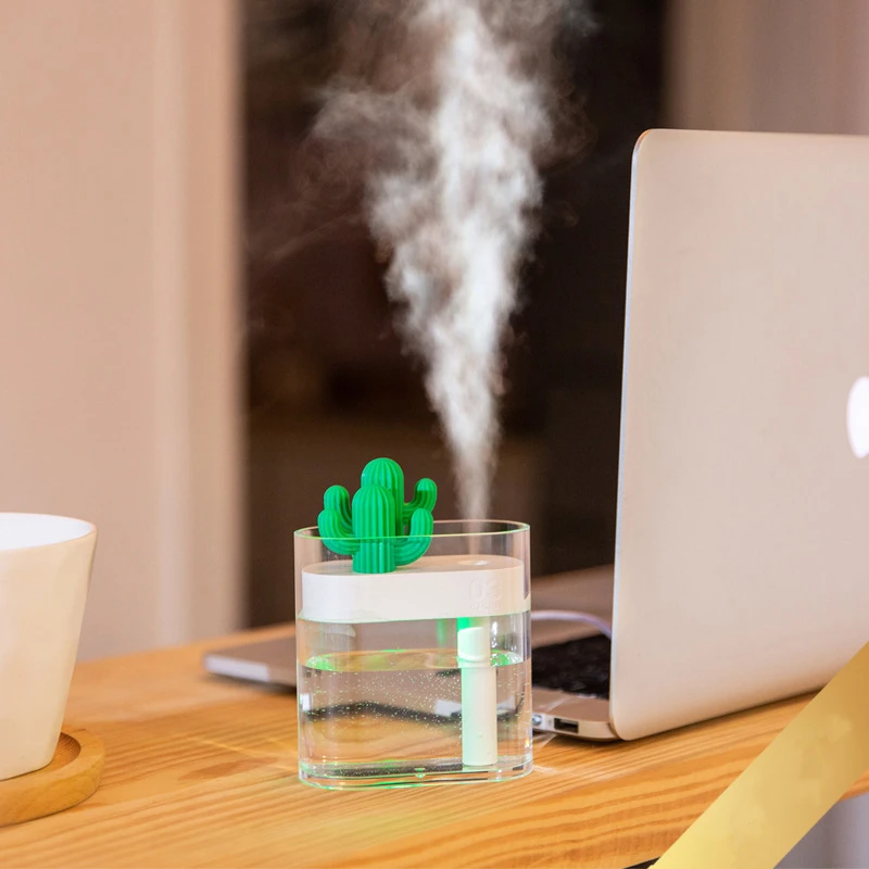 Air humidifier Fashion Care for skin Diffuser Nano spray Fogger Mist Maker with LED Night Lamp Home Office capacity 160ml
