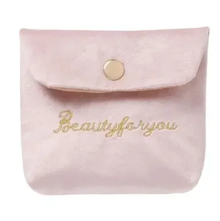 Velvet Cosmetic Organizer for Women & Girls - Stylish Travel Pouch