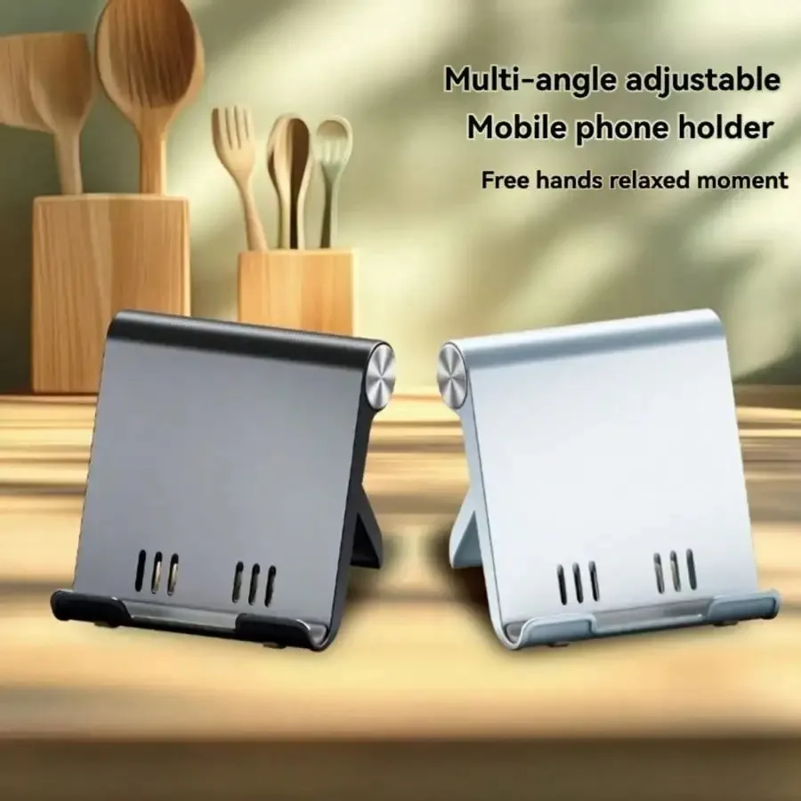 Compact and Lightweight Universal Phone and Tablet Stand for Storage and Portability