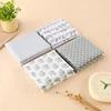 4pc/set Cotton Baby Swaddle Blankets Flannel Receiving Blanket for Newborn Muslin Swaddling Cloth Bedding Babies Accessories 2
