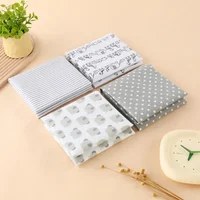 4pc/set Cotton Baby Swaddle Blankets Flannel Receiving Blanket for Newborn Muslin Swaddling Cloth Bedding Babies Accessories 2