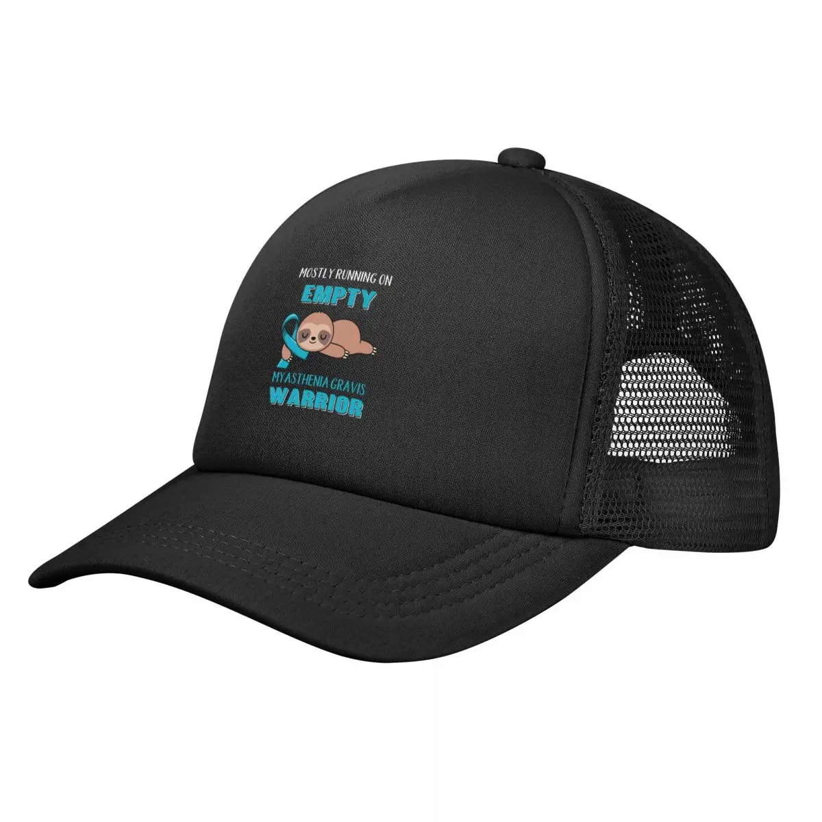 

Mostly Running On Empty Myasthenia Gravis Warrior Baseball Cap funny hat tea Hat New In The Hat Caps Women Men's