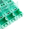 100pcs SMD SMT Component Storage Boxes Container Electronic Case Kit The 1# Auto Pop-up Patchbox (Random Color) 2