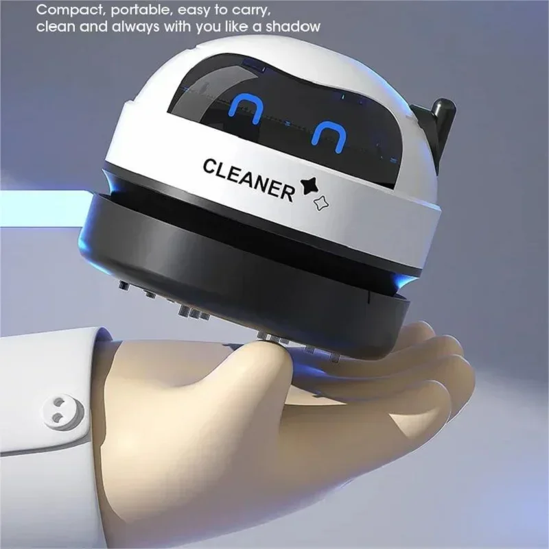 USB Powered Mini Vacuum Cleaner Handheld Cordless Desktop Sweeper For Keyboard Crumbs Dust Home Office Car Cleaning Tool