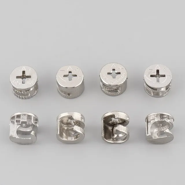 10/20Db Bútor Csavar Három-Egy-Egy Excentrikus Kerékanya Csatlakozó M6 Hosszúság 32 35 40 Mm-Es Ruhák Cabine Desk Link Rögzítő - Image 3